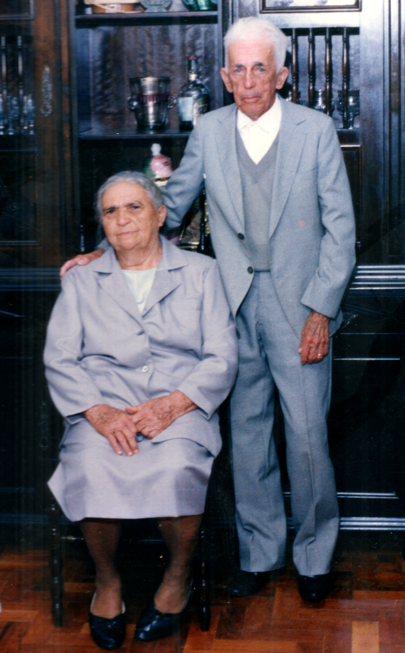 Teresa Martins Paiva e Vicente Ferreira. Foto: acervo pessoal da família Ferreira da Silva